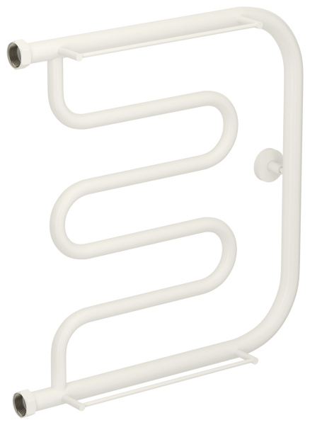 Полотенцесушитель Сунержа "Лира+" 2 полки 500х500 Н. Г. 1", водяной, цвет матовый белый