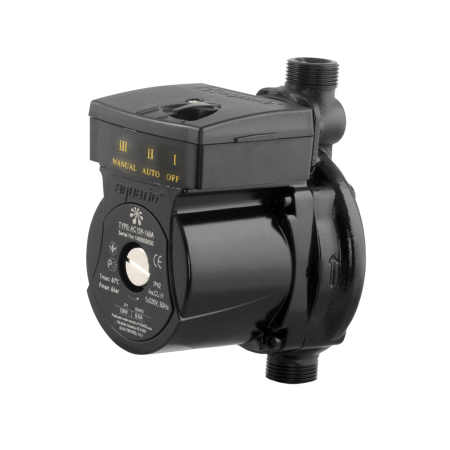 Насос повысительный Aquario AC 159-160 A резьба 3/4" 120 Вт напор 9 м 26 л/мин для повышения давления холодной воды 5159