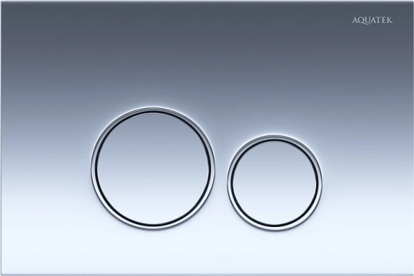 Комплект унитаза с инсталляцией Aquatek Поларис (Сет) c сиденьем микролифт, с клавишей смыва (кнопкой, клавишей двойного смыва) хром, комплект крепления