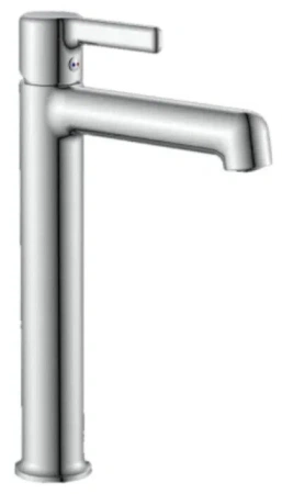 Смеситель для раковины/умывальника Haiba, однорычажный, неповоротный, латунь, высокий, длина излива 160 мм, керамический, цвет хром