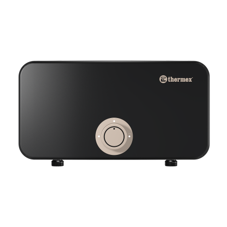 Водонагреватель проточный Thermex Onyx 8000 электрический, настенный, горизонтальный, 8 квт, 184х107х310 мм, 230в (цвет черный, плоский) с нижней/верхней подводкой