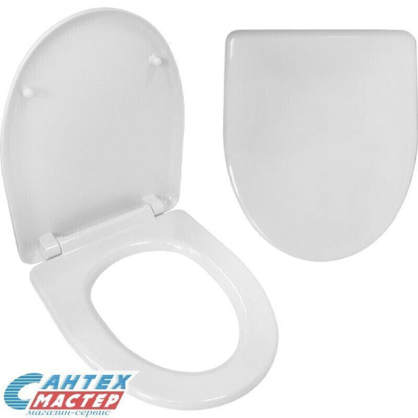 Сиденье для унитаза Sanita Luxe Max "Ника" с микролифтом дюропласт