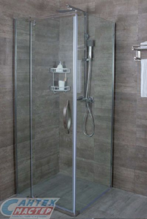 Душевое ограждение Alex Baitler 90х90 профиль хром прозрачное стекло AB 214-90