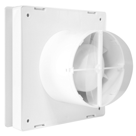 Вентилятор вытяжной Royal Thermo Calipso RAFC 120 White 55 м2, 15 Вт ABS пластик, осевой, квадратный, цвет белый