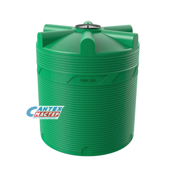 Емкость пластиковая (бак) Экопром TR 10000 литров 107,10000,401,001 для воды,с крышкой с дыхательным клапаном (цвет-зеленый) 