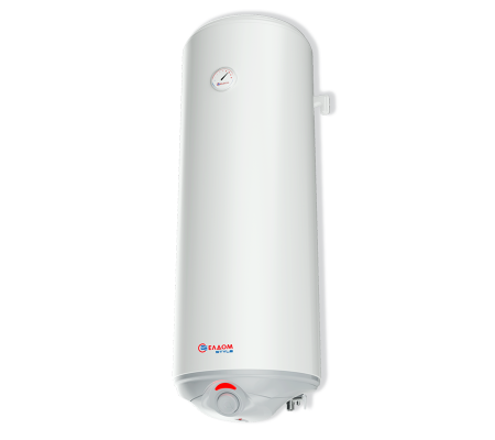 Водонагреватель Eldom Style Dry 72269WNDG электрический, 30 л. настенный, вертикальный, накопительный, 1.5 кВт 568х387x410 мм 230 В цвет белый, с нижней подводкой, круглый, сухой тэн