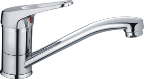 Смеситель для умывальника HAIBA однозахватный, поворотный, латунный, длина 170 мм, латунь, цвет хром