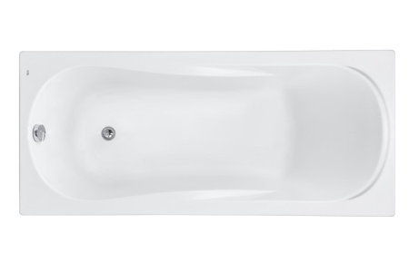 Ванна Roca Uno 170х75 см акриловая, белая, прямоугольная (без гидромассажа, рамы, сифона, фронтальной панели) ZRU9302870