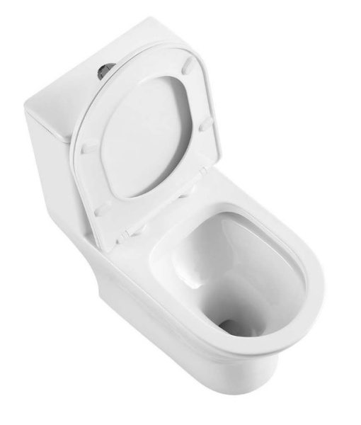 Унитаз-моноблок Aquatek Гелиос белый, 67х35х76 см горизонтальный (в стену) выпуск, напольный, с сиденьем микролифт, дюропласт, безободковый, чаша с бачком, смыв Торнадо