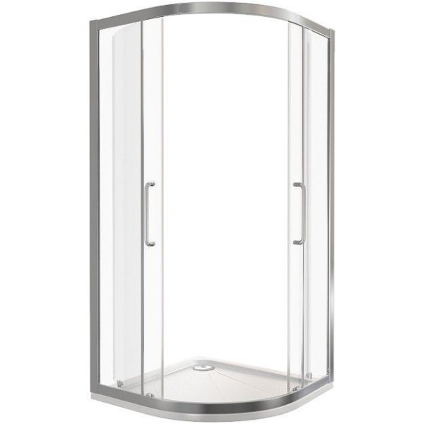 Душевое ограждение BAS Good Door Neo R-80-С-CH 800х800х1850 прозрачное стекло
