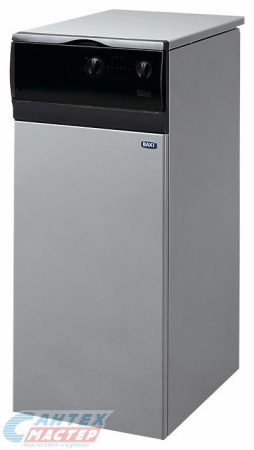 Котел газовый Baxi SLIM 1.300 iN, 29.7 кВт (300 кв. м) мощность, D160, без колпака,  одноконтурный, напольный, с открытой камерой сгорания, для отопления, водяного теплого пола, горячей воды, ГВС, водоснабжения частного жилом дома, дачи