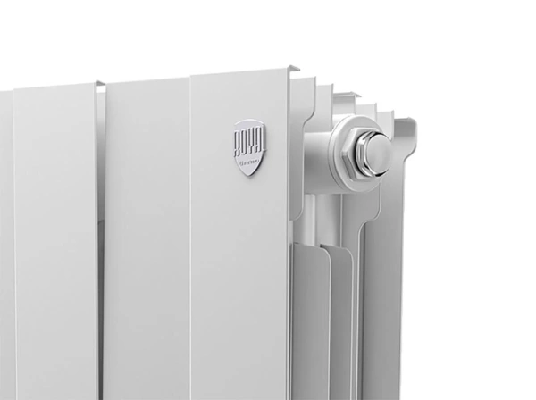 Радиатор отопления Royal Thermo PianoForte 300 Bianco Traffico (16 секций) биметаллический, боковое подключение, для квартиры, дома, водяные, мощность 1845 Вт, настенный, батарея, белый