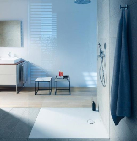 Душевой поддон Duravit Tempano Antislip 120х120х4 см, акриловый, белый, антискольжение, (без установочного комплекта, без экрана, без слива), квадратный