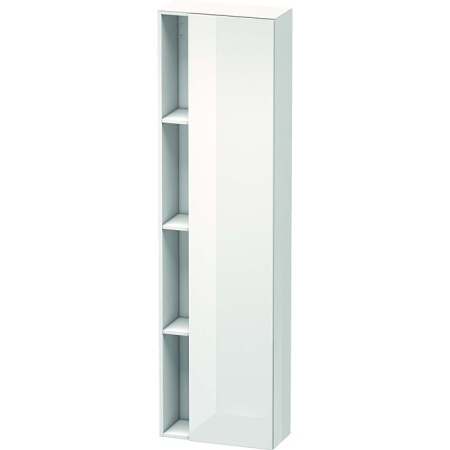 Пенал Duravit DuraStyle, 50x24x180 см, подвесной, (правый), с дверцей, с закрытыми/открытыми полками, цвет: белый глянец, в ванную комнату