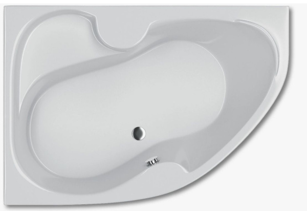 Ванна акриловая Koller Pool Montana 170х105 L, 170х105 см, угловая, акрил, цвет- белый, (без гидромассажа, рамы, сифона, фронтальной панели), асимметричная, левосторонняя