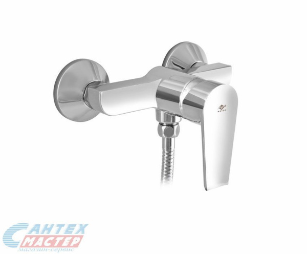 Смеситель для душа Mofem Trend Plus 402 однорычажный, керамический, настенный, без излива/шланга/лейки, латунь хром