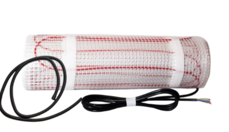 Теплый пол (мат) Греющий Стандарт 1 м²  мощность 150 Вт электрический, под любое напольное покрытие, 220 В