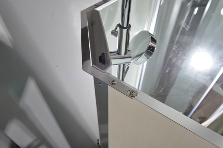 Душевая кабина 80х120х225 см Omega NEW L/R, BandHours поддон низкий, прямоугольная, угловая, открытая