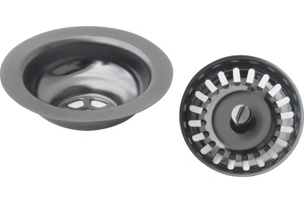 Комплект фурнитуры (решетка) Ukinox SB 102 для большого выпуска 3 1/2" цвет темная сталь