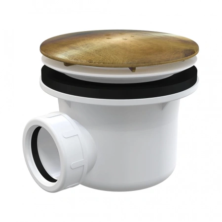 Сифон Alcaplast для душевой кабины D90 бронза-antic A49ANTIC