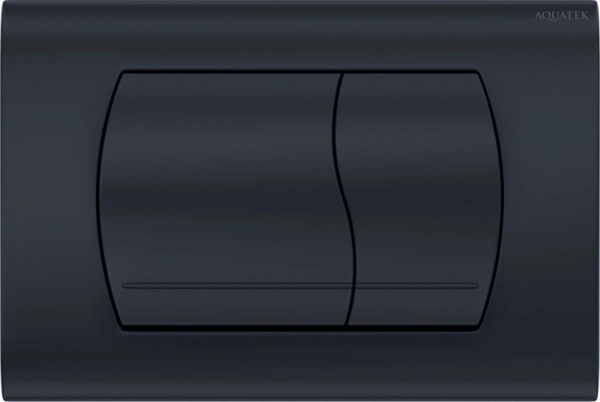 Комплект унитаза с инсталляцией Aquatek Мия (Сет) c сиденьем микролифт, с клавишей смыва (кнопкой, клавишей двойного смыва) черная, унитаз черный, комплект крепления