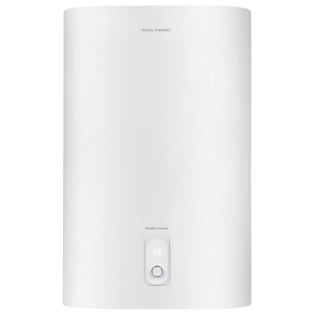 Водонагреватель Royal Thermo RWH 80 Smalto Inverter 80 л. Wi-F электрический, настенный, горизонтальный/вертикальный, накопительный, 2 кВт, 555х350х920 мм, 230 В, (цвет белый, плоский), подводка нижняя/боковая, (бойлер, водогрей), эмалированная сталь