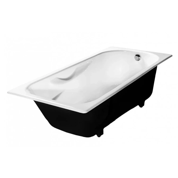 Ванна Wotte Comfort 170х75 см чугунная цвет белый c отверстиями для ручек, прямоугольная, пристенная