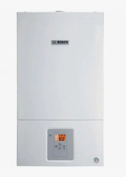 Котел газовый Bosch WBN6000-28H RN S5700, 28 кВт, (280 кв.м) традиционный, двухконтурный, (2х), настенный, с закрытой камерой сгорания, для подключения бойлера косвенного нагрева