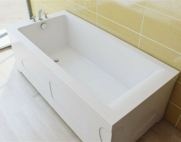 Ванна Эстет Дельта, 180х80 см, литьевой мрамор, цвет- белый матовый, (без гидромассажа, рамы, сифона, фронтальной панели), прямоугольная, левосторонняя/правосторонняя, левая/правая, встраиваемая/приставная