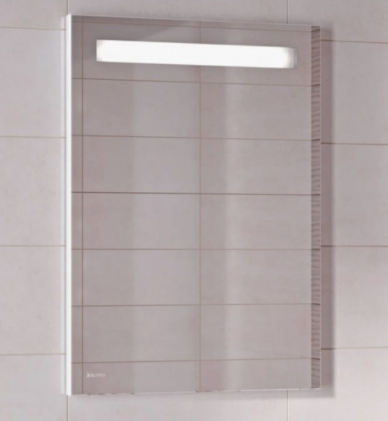 Зеркало Cersanit LED 010 base, 50х70х4 см, с LED/ЛЕД-подсветкой, прямоугольное, выключатель, для ванны