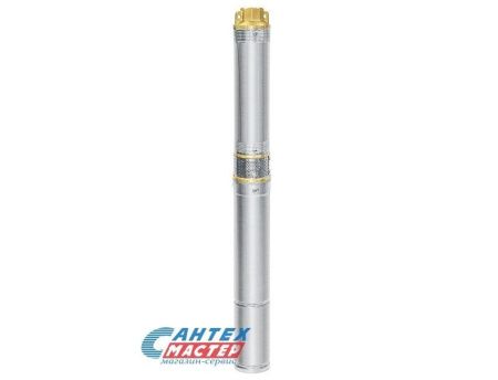 Насос погружной Unipump MINI ECO 4-36, 6 м³/ч, напор 67 м, 0.75 кВт, с нижним забором (скважинный, колодезный) центробежный, многоступенчатый, электрический, нержавеющая сталь, для скважины, бытовой, для чистой воды