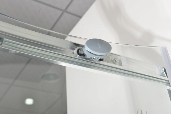 Душевой уголок BandHours Martina NEW 80х80х205 см, с глубоким/высоким поддоном, полукруглый, профиль хром