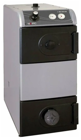 Котел твердотопливный ЭВАН VIKING K-WRM25 R 25 кВт, для отопления частного дома, напольный, одноконтурный, с регулятором, длительного горения, с водяным контуром (EVAN)