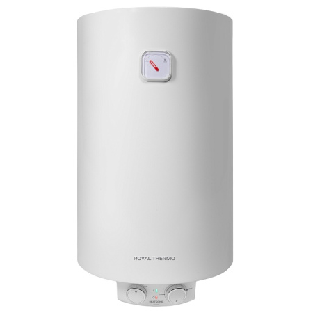 Водонагреватель Royal Thermo RWH 30 Heatronic Slim DryHeat 30 л. электрический, настенный, вертикальный, накопительный, 1.5 квт, 585х352х340 мм, 230 В, (цвет белый, круглый), с нижней подводкой