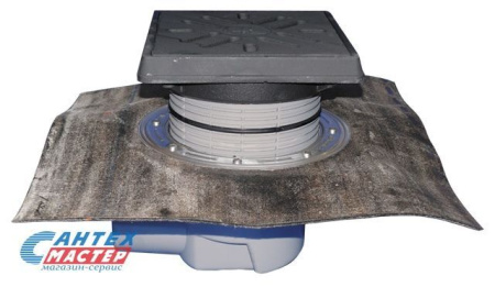 Дворовый трап Ду110 с горизонтальным выпуском, HL 615.1H