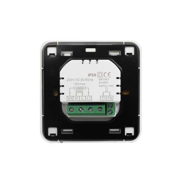 Термостат универсальный STOUT STE-3001, 3А, ON/OFF цвет белый, комнатный, электронный STE-3001-130210