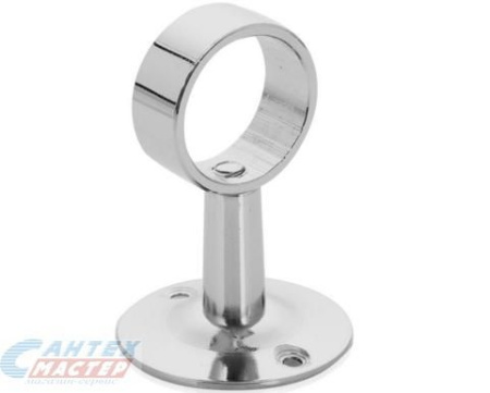 Крепление 3/4" SMART со скрытым креплением, с кольцом, крепеж, держатель, кронштейн телескопический разборный, для водяного, электрического полотенцесушителя в ванной, к стене, хромированная латунь