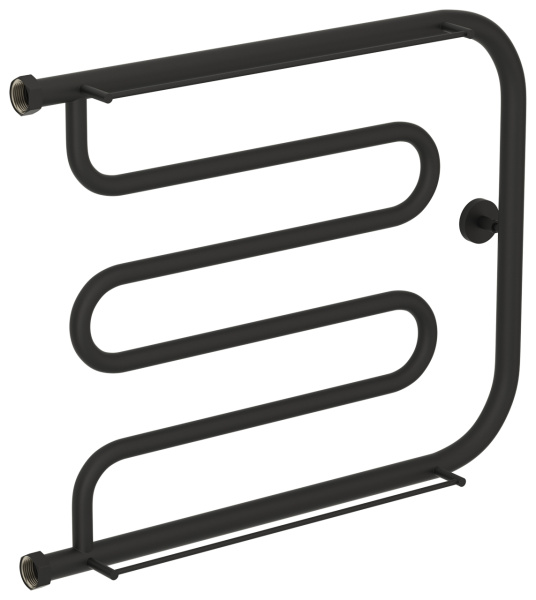 Полотенцесушитель Сунержа "Лира+" 2 полки 500x650 Н. Г. 1", водяной, цвет тёмный титан муар