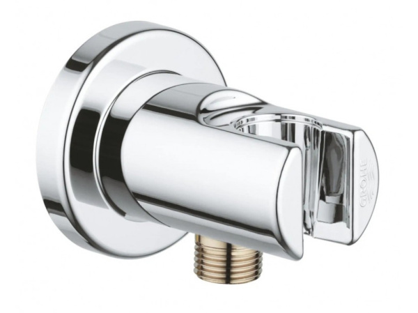 Смеситель с гигиеническим душем Grohe BauCurve встраиваемый, однорычажный, без излива, с гибким шлангом/лейкой, латунь, цвет хром 129185