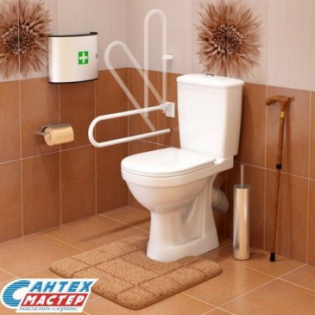 Унитаз компакт Оскольская керамика Персона с поручнем Стандарт Унитаз компакт Оскольская керамика Персона с поручнем Стандарт