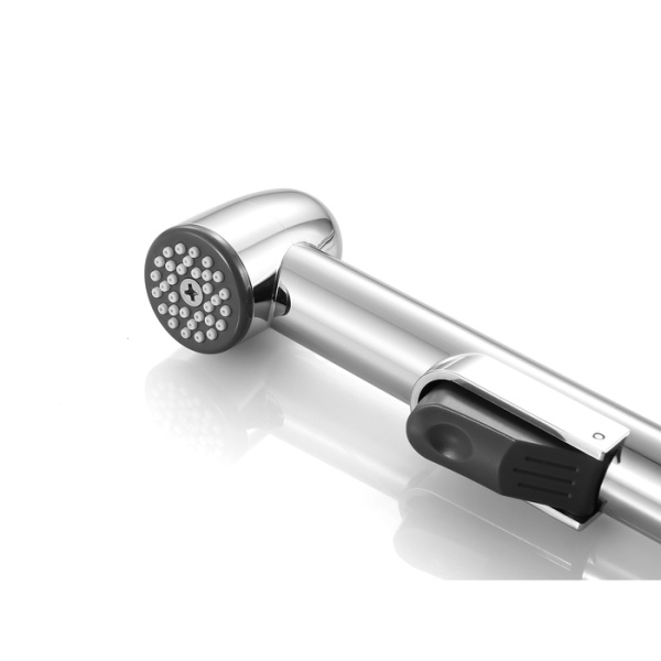 Лейка душевая гигиеническая IDDIS Optima Home, цвет: хром, с 1 режимом (Rain), количество форсунок лейки 20, покрытие никель-хромовое, ручная, для душа/ванной, однорежимная