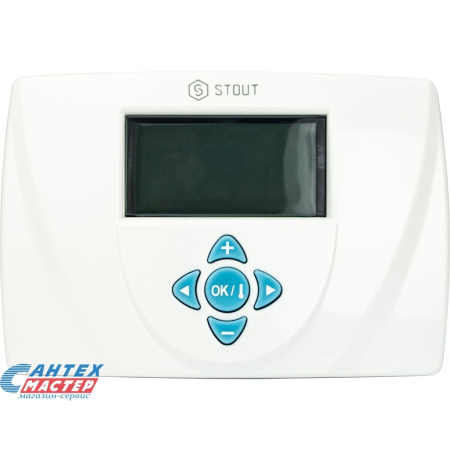 Терморегулятор Stout Milux Weekly проводной (белый), комнатный, для систем электрического теплого пола, термостат электронный, программируемый, с жк дисплеем, аналоговый, температуры, с таймером, для инфракрасного, кабельного теплого пола Терморегулятор Stout Milux Weekly проводной (белый), комнатный, для систем электрического теплого пола, термостат электронный, программируемый, с жк дисплеем, аналоговый, температуры, с таймером, для инфракрасного, кабельного теплого пола
