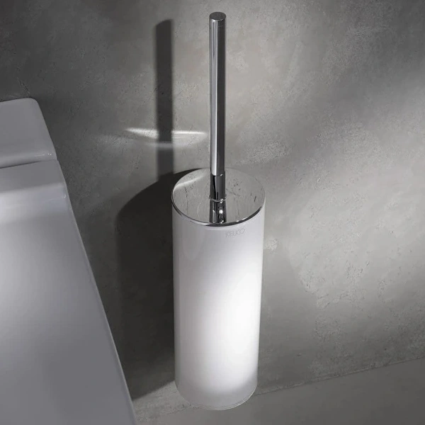 Хрустальная колба для ершика Keuco Edition 400 (запасная часть), белая, напольная, для ершика 11564019000 