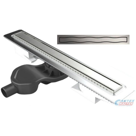 Водоотводящий желоб (Трап) Berges TOP Marine 700 боковой выпуск S-сифон D50 H60 70 см золото