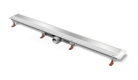 Водоотводящий желоб MCH CH 350 K Klasik/Floor с решеткой нерж, 350х60х1,5 гидрозатвор + с сухим затвором, трап линейный для душа в полу, под плитку, сливной душевой лоток