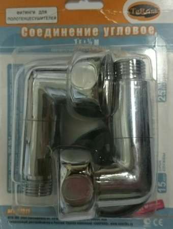 Соединение угловое 1х1/2" в/н TeRma для полотенцесушителя (пара) 01511