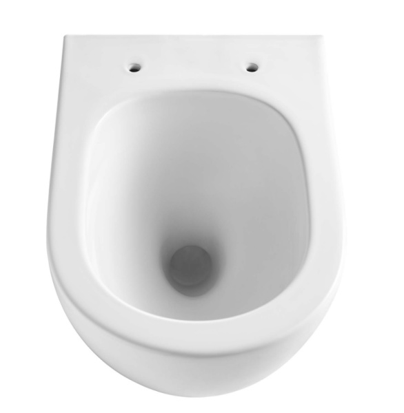 Унитаз подвесной Aquatek Гелиос 505х360х370 мм белый, горизонтальный (в стену) выпуск, сиденье ультра-тонкое, легкосъемное из дюропласта с механизмом плавного закрывания, смыв Торнадо