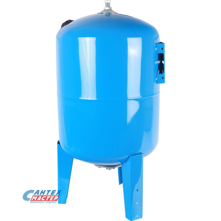 Бак расширительный 100 л (синий) Stout на ножках, на пол, вертикальный, мембранный, накопительный, напольный, для воды, антифриза, системы водяного отопления закрытого типа