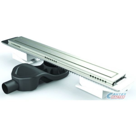 Водоотводящий желоб (Трап) Berges TOP Stark 800 бок/выпуск S-сифон D50 H60 80 см золото