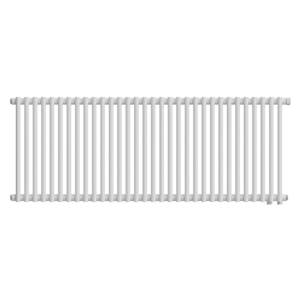 Радиатор Royal Thermo Shift R22 VC2050 стальной 2 трубчатый, 32 секции, нижнее подключение, для отопления квартиры, дома, водяные, мощность 1984 Вт, настенный, цвет белый RAL9016